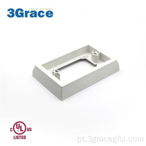 Extender de Wallbox raso para saída de GFCI, branco